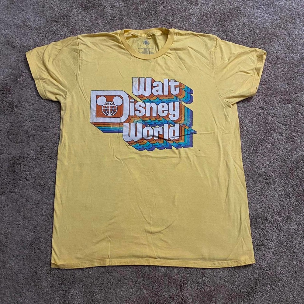 Yellow walt disney world retro